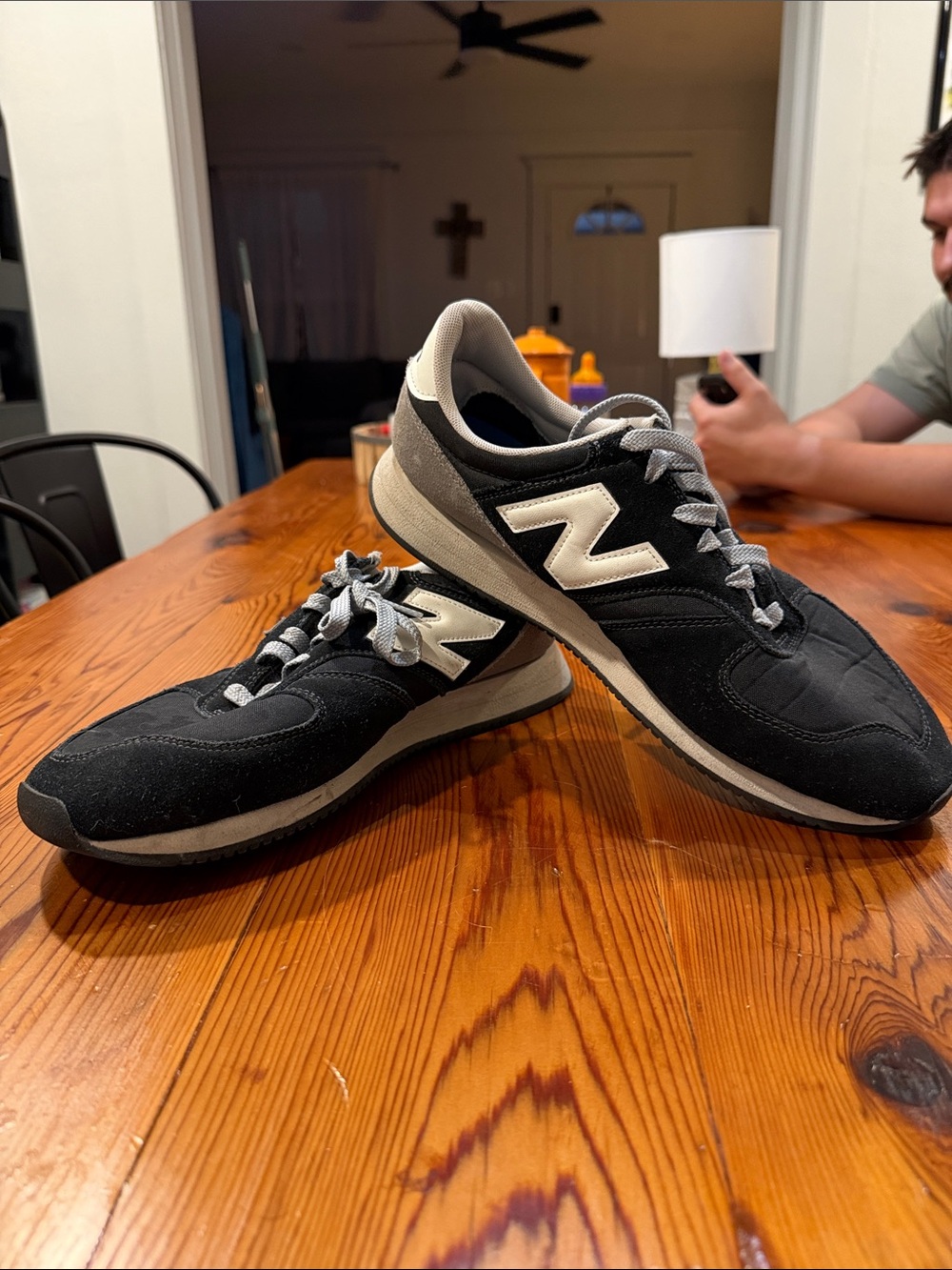New Balance Black and Gray Men's Low-Top Sneakers